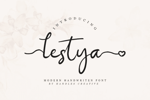 [Creativefabrica] Lestya Font