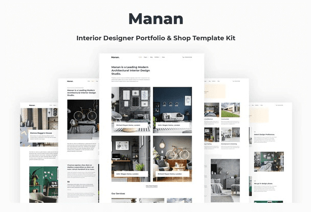 [Themeforest] Manan - Interior Designer Elementor Template Kit