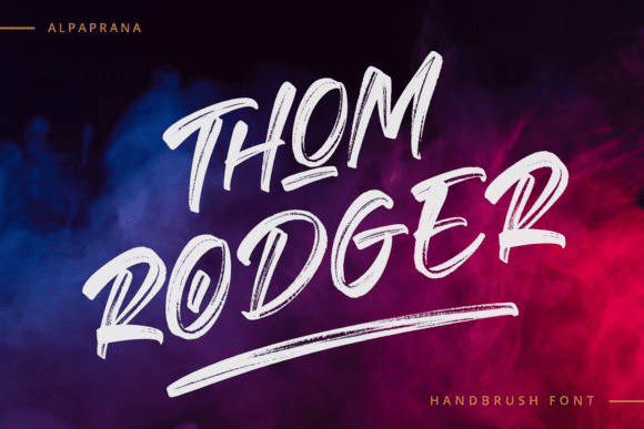 [Creativefabrica] Thom Rodger Font