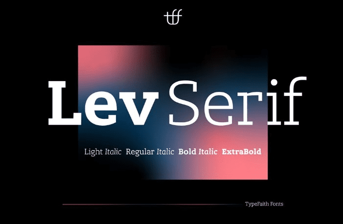 [Elements.Envato] Lev Serif Font