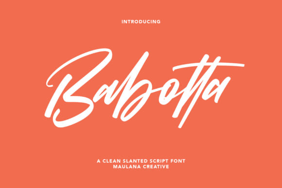 [Creativefabrica] Babotta Font