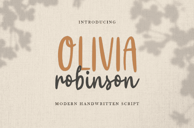 [Elements.Envato] Olivia Robinson Font