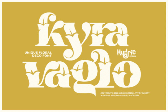 [Creativefabrica] Kyra Vaglo Font