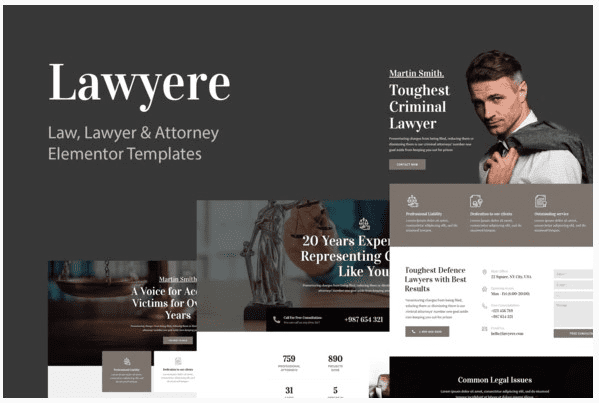 [Themeforest] Lawyere - Legal & Attorney Template Kit