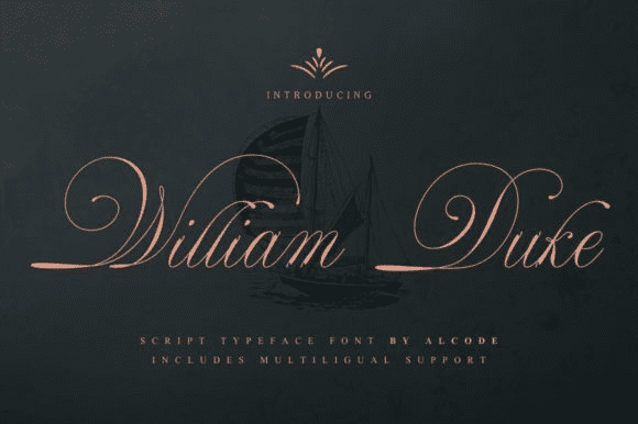 [Creativefabrica] William Duke Font