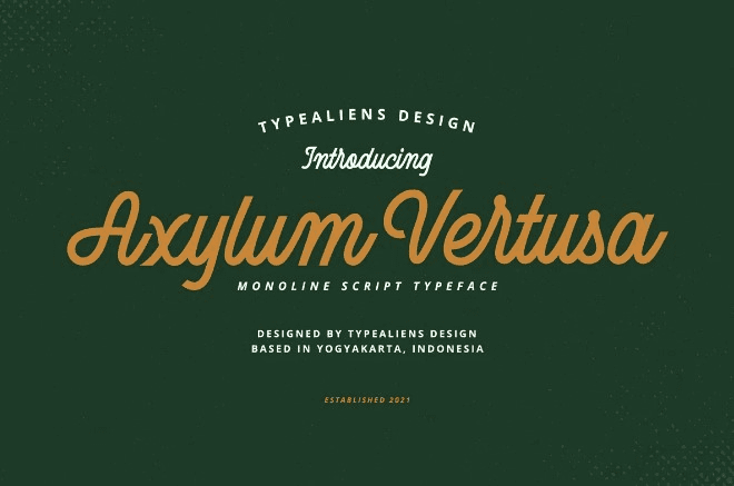 [Creativemarket] Axylum Vertusa Font