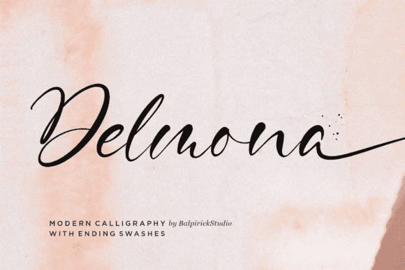 [Creativefabrica] Delmona Font