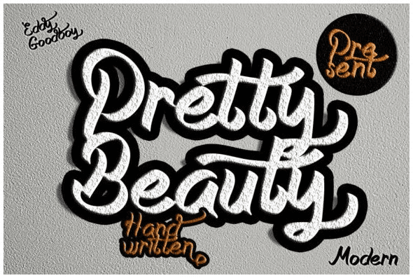 [Creativefabrica] Pretty Beauty Font