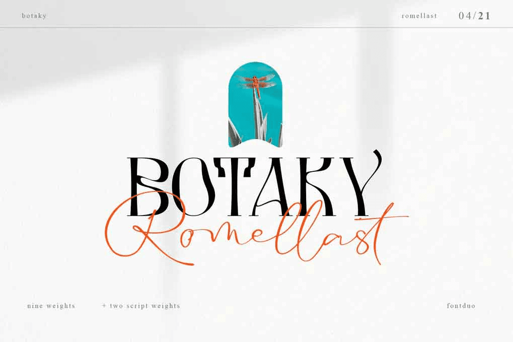 [Creativefabrica] Botaky Romellast Font