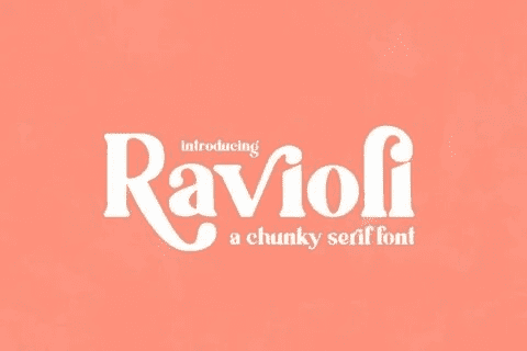 [Creativefabrica] Ravioli Font