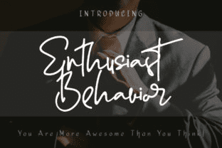[Creativefabrica] Enthusiast Behavior Font