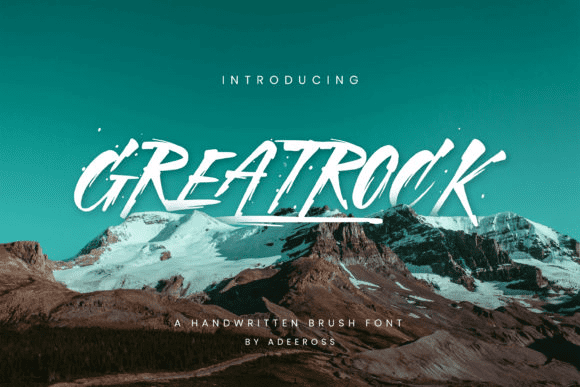 [Creativefabrica] Greatrock Font