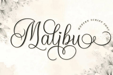 [Creativefabrica] Malibu Font