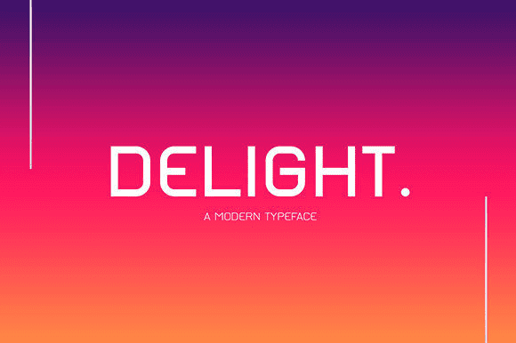 [Creativefabrica] Delight Font