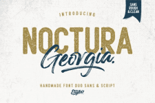 [Creativefabrica] Noctura Georgia Font