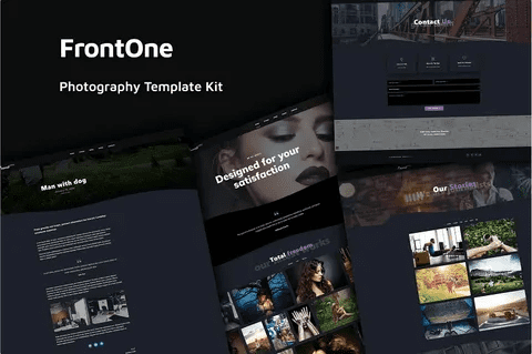 [Themeforest] FrontOne - Creative Photography Template Kit