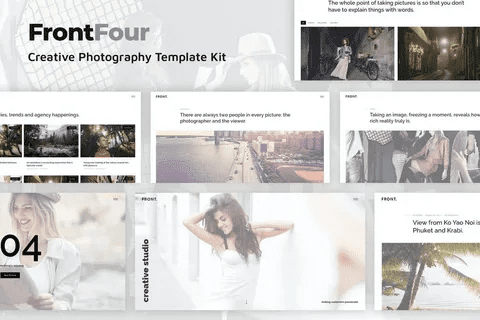 [Themeforest] FrontFour - Creative Photography Template Kit