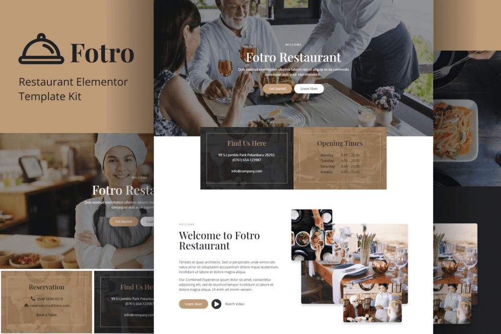 [Themeforest] Fotro - Food & Restaurant Elementor Template Kit