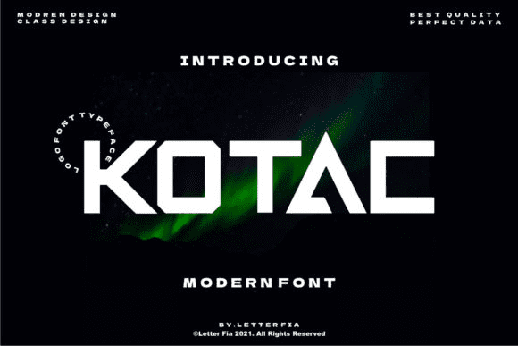 [Creativefabrica] Kotac Font