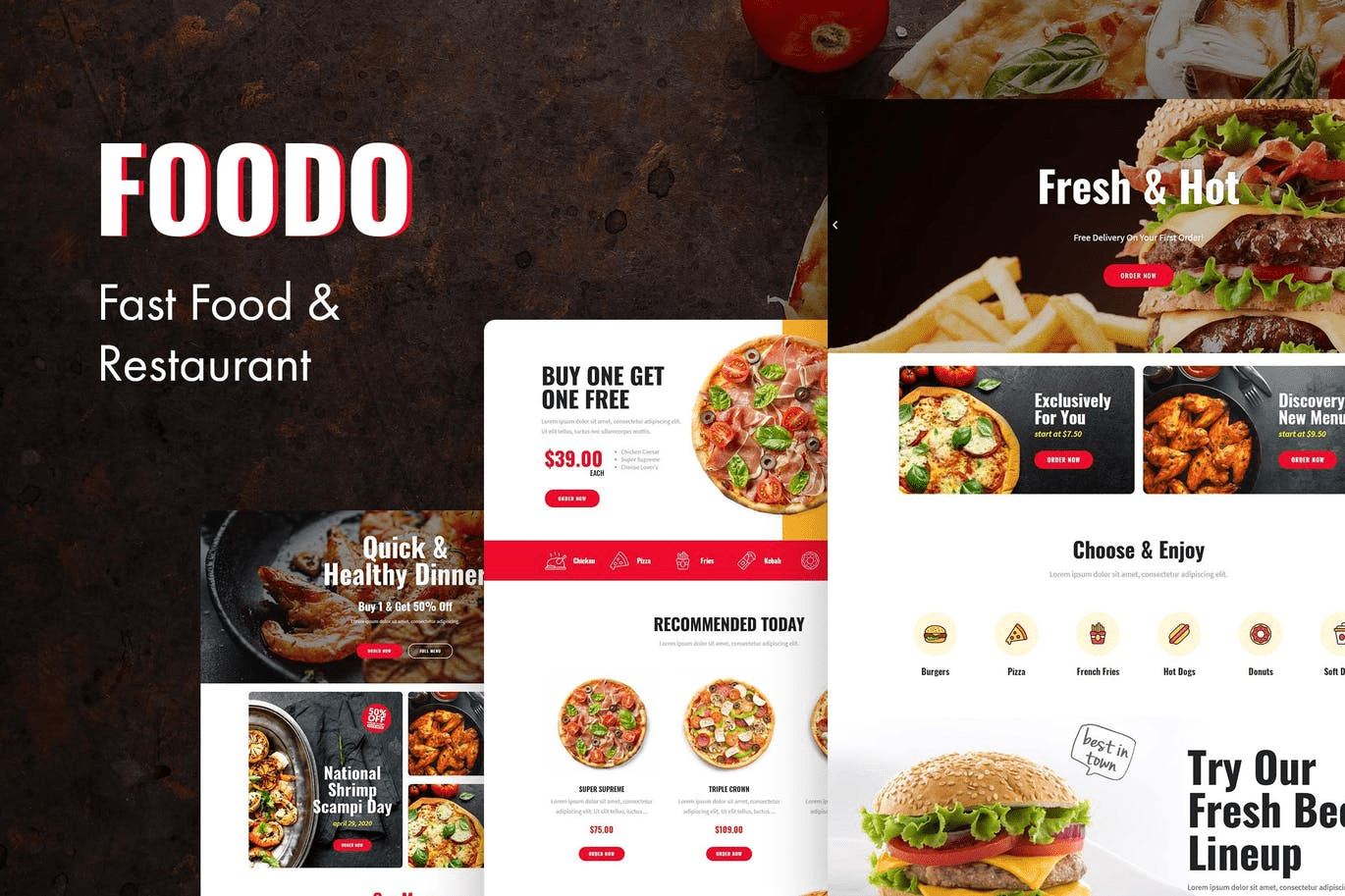 [Themeforest] Foodo - Fast Food & Pizza Elementor Templates