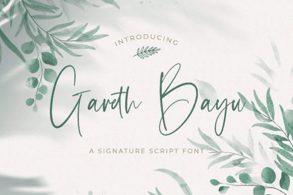 [Creativefabrica] Gareth Bayu Font