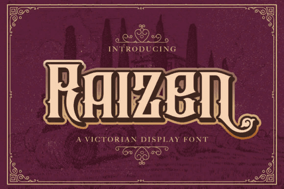 [Creativefabrica] Raizen Font