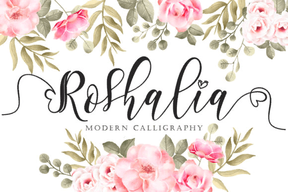 [Creativefabrica] Roshalia Font