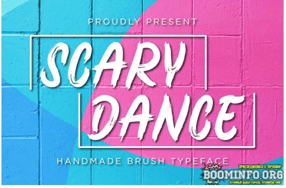 [Creativefabrica] Scary Dance Font