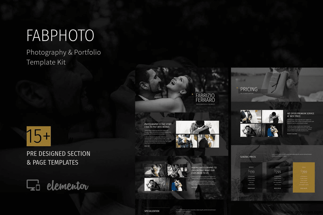 [Themeforest] FabPhoto - Photography and Portfolio Template Kit