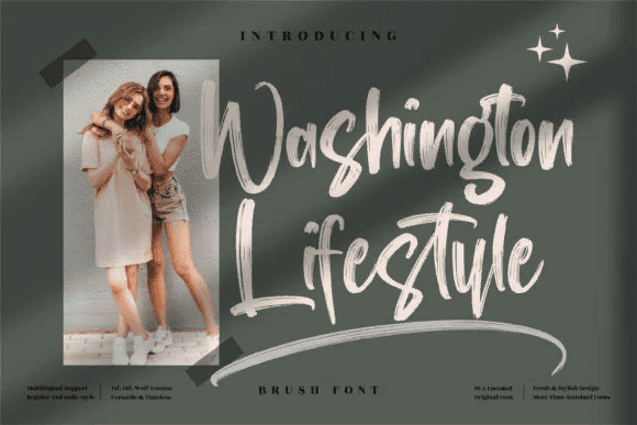 [Creativefabrica] Washington Lifestyle Font