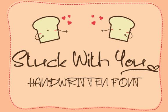 [Creativefabrica] Stuck With You Font (2021)