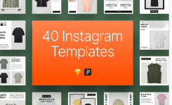 [Uplabs] 40 Instagram Templates (2021)