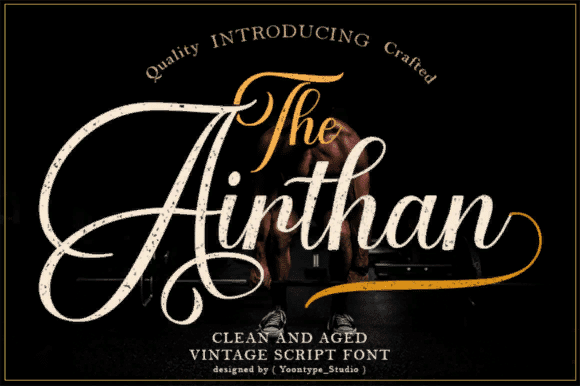 [Creativefabrica] The Airthan Font (2021)