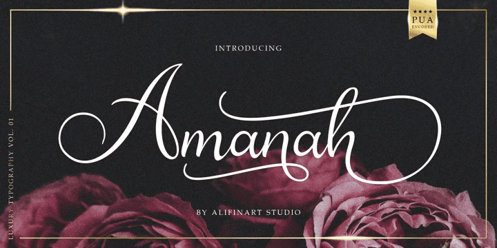 [Myfonts] Amanah Font (2021)