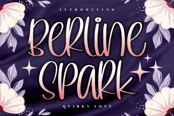 [Creativefabrica] Berline Spark Font (2021)