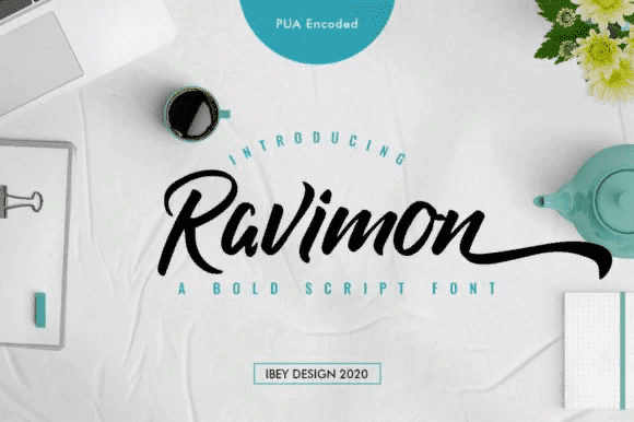 [Creativefabrica] Ravimon Font (2021)