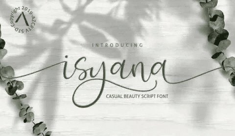 [Creativefabrica] Isyana Font (2021)