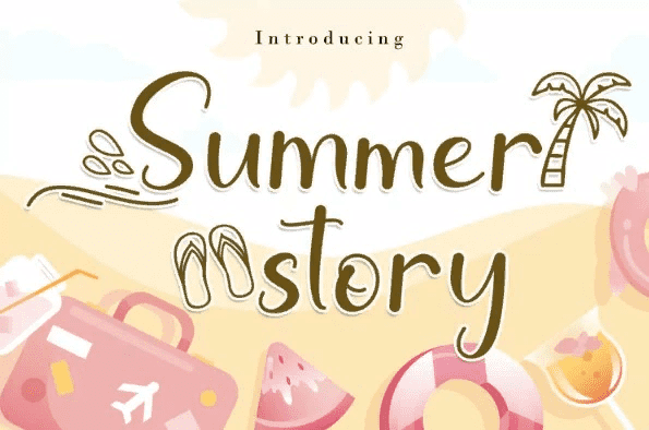 [Fontbundles] Summer Story (2021)