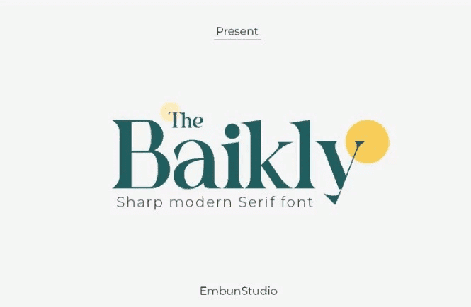 [Fontbundles] The Baikly Font (2021)