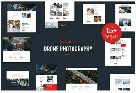 [Themeforest] Drone Media - Aerial Photography & Videography Elementor Template Kit