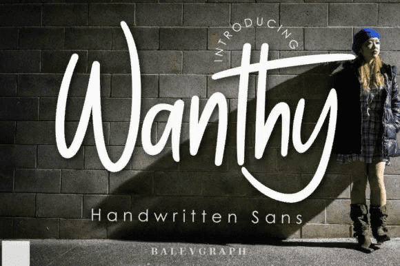 [Creativefabrica] Wanthy Font (2021)