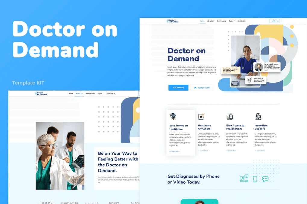 [Themeforest] Doctor on Demand – Online Consultations Elementor Template Kit