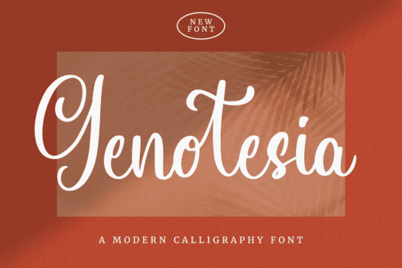 [Creativefabrica] Genotesia Font (2021)
