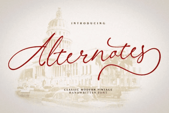 [Creativefabrica] Alternotes Font (2021)