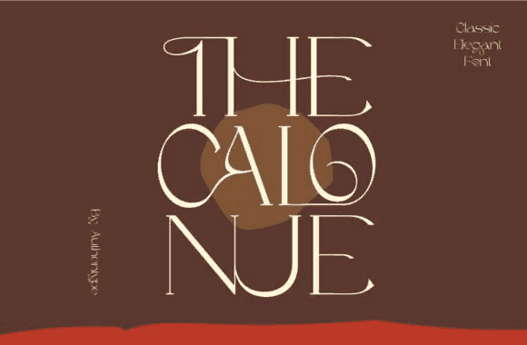 [Creativefabrica] The Calonue Font (2021)