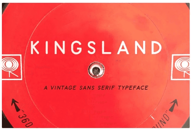 [Creativemarket] Kingsland - A Vintage Sans Serif (2021)