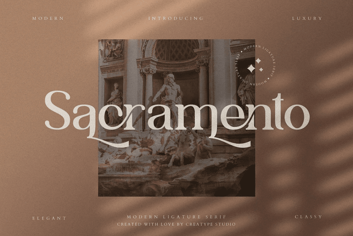 [Creativefabrica] Sacramento Font (2021)