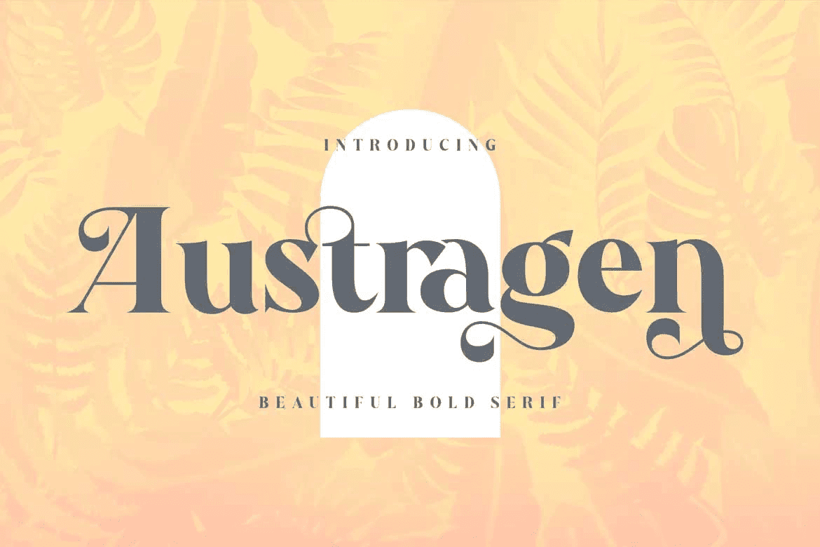 [Creativefabrica] Austragen Font (2021)