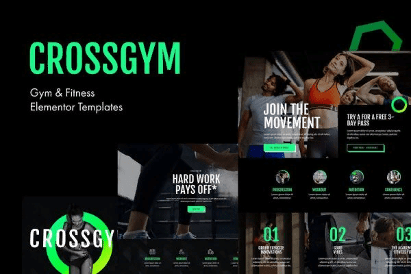 [Themeforest] CrossGym - Gym & Fitness Elementor Template Kit