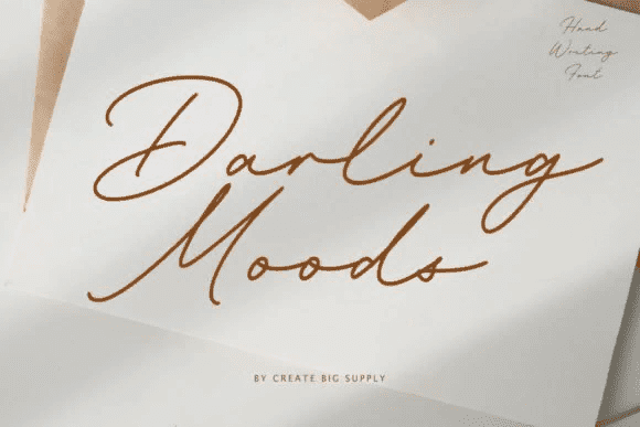 [Creativefabrica] Darling Moods Font (2021)